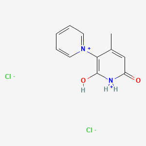 2'-Hydroxy-4'-methyl-6'-oxo-1',6'-dihydro-1,3'-bipyridin-1-ium dichloride