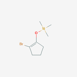 [(2-Bromocyclopent-1-en-1-yl)oxy](trimethyl)silane