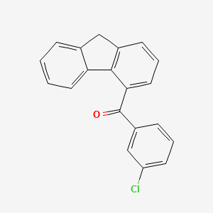 (3-Chlorophenyl)(9H-fluoren-4-YL)methanone