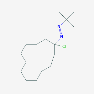 (E)-1-tert-Butyl-2-(1-chlorocyclododecyl)diazene