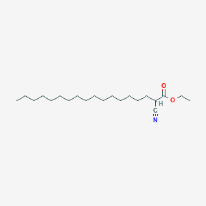 molecular formula C21H39NO2 B14551574 Ethyl 2-cyanooctadecanoate CAS No. 61788-31-6