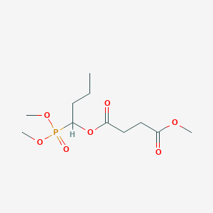 1-(Dimethoxyphosphoryl)butyl methyl butanedioate