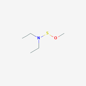 Amidosulfoxylic acid, diethyl-, methyl ester