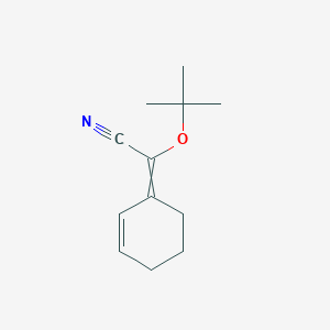 tert-Butoxy(cyclohex-2-en-1-ylidene)acetonitrile