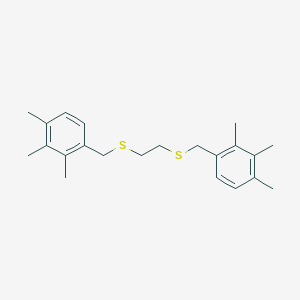 1,1'-[Ethane-1,2-diylbis(sulfanediylmethylene)]bis(2,3,4-trimethylbenzene)