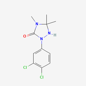 2-(3,4-Dichlorophenyl)-4,5,5-trimethyl-1,2,4-triazolidin-3-one