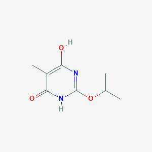 6-Hydroxy-5-methyl-2-[(propan-2-yl)oxy]pyrimidin-4(3H)-one