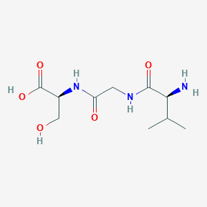 molecular formula C10H19N3O5 B14551955 L-Valylglycyl-L-serine CAS No. 61756-29-4