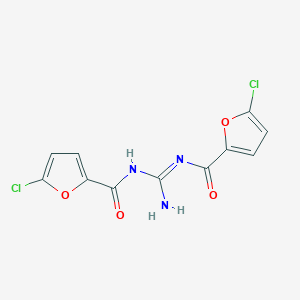 2-Furancarboxamide, N,N'-carbonimidoylbis[5-chloro-