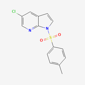 B1455198 5-Chloro-1-tosyl-1H-pyrrolo[2,3-b]pyridine CAS No. 1417422-02-6