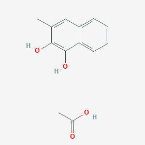 Acetic acid;3-methylnaphthalene-1,2-diol