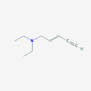 N,N-diethylpent-2-en-4-yn-1-amine