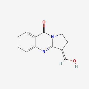 (3E)-3-(Hydroxymethylene)-2,3-dihydropyrrolo[2,1-b]quinazolin-9(1H)-one