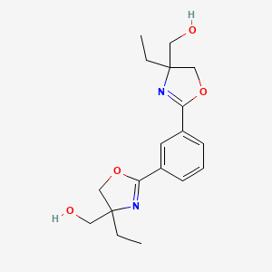 {1,3-Phenylenebis[(4-ethyl-4,5-dihydro-1,3-oxazole-2,4-diyl)]}dimethanol