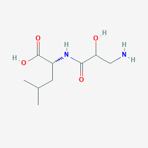 N-(3-Amino-2-hydroxypropanoyl)-D-leucine