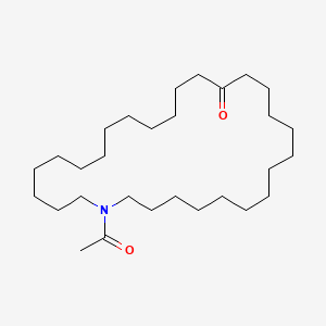 molecular formula C29H55NO2 B14552101 Azacyclooctacosan-15-one, 1-acetyl- CAS No. 61658-24-0