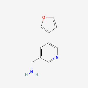 B1455212 (5-(Furan-3-yl)pyridin-3-yl)methanamine CAS No. 1346687-22-6