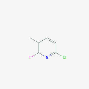 molecular formula C6H5ClIN B1455216 6-氯-2-碘-3-甲基吡啶 CAS No. 1261473-80-6