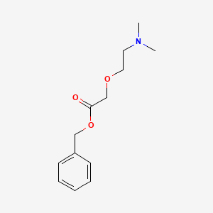 molecular formula C13H19NO3 B14552179 Benzyl [2-(dimethylamino)ethoxy]acetate CAS No. 62005-00-9