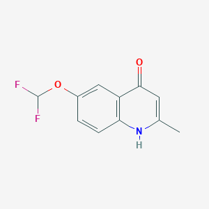 B1455226 6-(Difluoromethoxy)-2-methylquinolin-4-ol CAS No. 56716-96-2