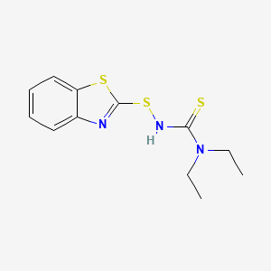 N'-[(1,3-Benzothiazol-2-yl)sulfanyl]-N,N-diethylthiourea