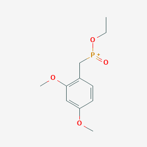 [(2,4-Dimethoxyphenyl)methyl](ethoxy)oxophosphanium