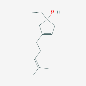 3-Cyclopenten-1-ol, 1-ethyl-3-(4-methyl-3-pentenyl)-