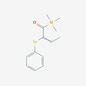 2-(Phenylselanyl)-1-(trimethylsilyl)but-2-en-1-one