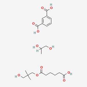 Benzene-1,3-dicarboxylic acid;6-(3-hydroxy-2,2-dimethylpropoxy)-6-oxohexanoic acid;propane-1,2-diol