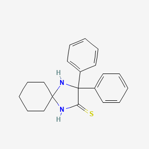 3,3-Diphenyl-1,4-diazaspiro[4.5]decane-2-thione