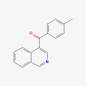 molecular formula C17H13NO B1455236 4-(4-甲基苯甲酰)异喹啉 CAS No. 1187169-56-7