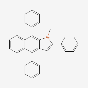 1-Methyl-2,4,9-triphenyl-1H-benzo[F]arsindole