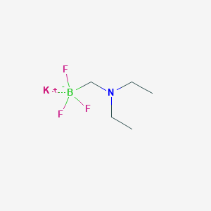 molecular formula C5H12BF3KN B1455240 Potassium [(diethylamino)methyl]trifluoroborate CAS No. 936329-95-2