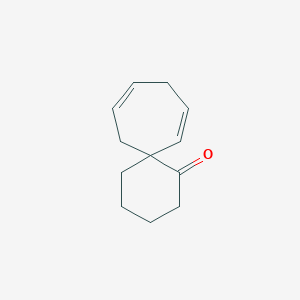 molecular formula C12H16O B14552579 Spiro[5.6]dodeca-7,10-dien-1-one CAS No. 61765-64-8