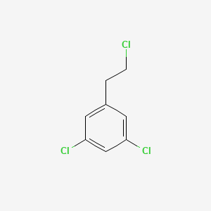 molecular formula C8H7Cl3 B1455274 1,3-Dichloro-5-(2-chloroethyl)benzene CAS No. 1260784-43-7