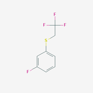 1-Fluoro-3-[(2,2,2-trifluoroethyl)sulfanyl]benzene