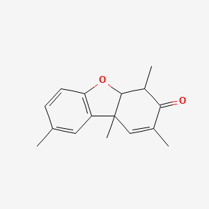 2,4,8,9b-Tetramethyl-4a,9b-dihydrodibenzo[b,d]furan-3(4H)-one