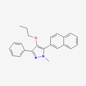 1-Methyl-5-(naphthalen-2-yl)-3-phenyl-4-propoxy-1H-pyrazole