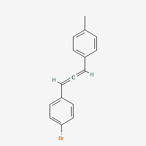 Benzene, 1-bromo-4-[3-(4-methylphenyl)-1,2-propadienyl]-