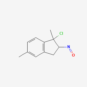 1-Chloro-1,5-dimethyl-2-nitroso-2,3-dihydro-1H-indene