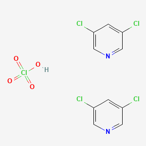 3,5-Dichloropyridine;perchloric acid