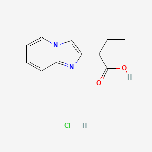 B1455286 2-Imidazo[1,2-a]pyridin-2-ylbutanoic acid hydrochloride CAS No. 1332528-66-1
