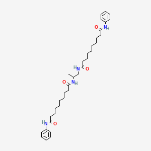 N~10~,N~10'~-(Propane-1,2-diyl)bis(N~1~-phenyldecanediamide)