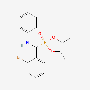 Diethyl [anilino(2-bromophenyl)methyl]phosphonate