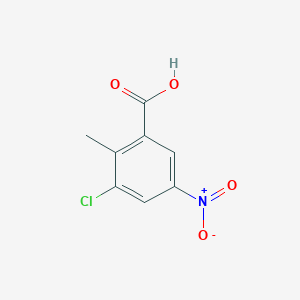 B1455291 3-Chloro-2-methyl-5-nitrobenzoic acid CAS No. 1227268-71-4