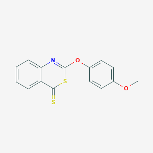 2-(4-Methoxyphenoxy)-4H-3,1-benzothiazine-4-thione