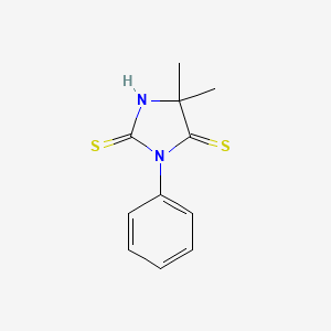 2,4-Imidazolidinedithione, 5,5-dimethyl-3-phenyl-