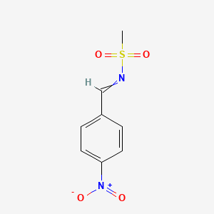 N-[(4-Nitrophenyl)methylidene]methanesulfonamide