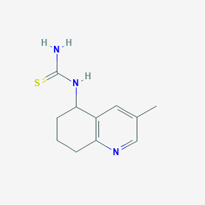 N-(3-Methyl-5,6,7,8-tetrahydroquinolin-5-yl)thiourea