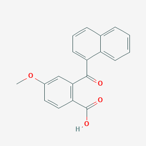 4-Methoxy-2-(naphthalene-1-carbonyl)benzoic acid